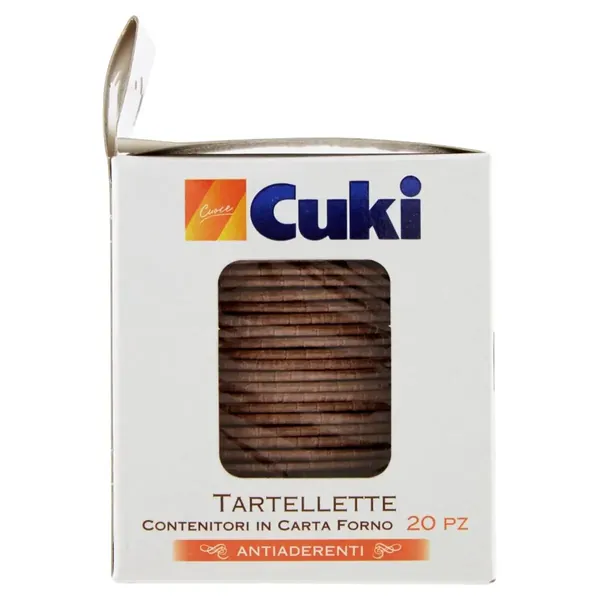 Cuki Anti-aderente Contenitor Cuptor Tartellette 20 buc bax 6 Set